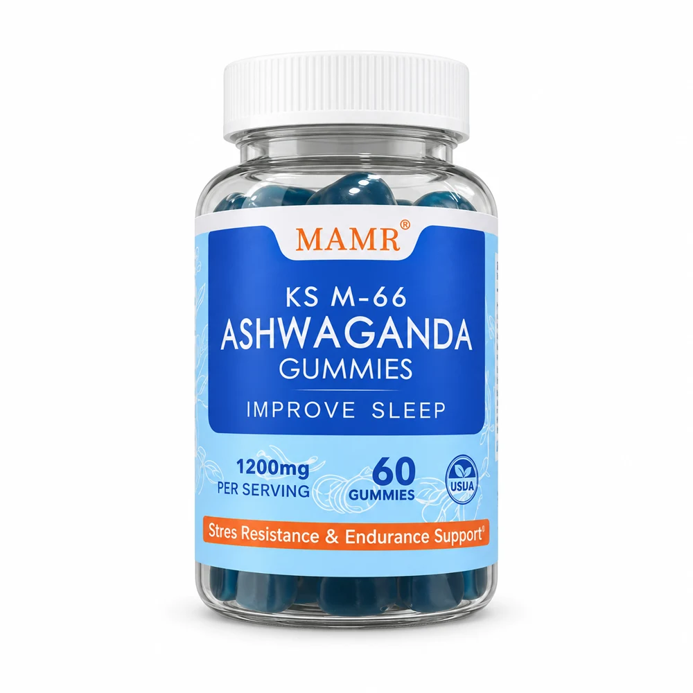 Ashwagandha Gummies, 60 Pieces per Bottle